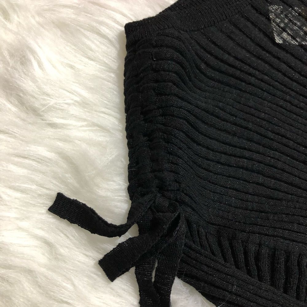 Bar III Ribbed Drawstring sweater - Picture 2 of 4